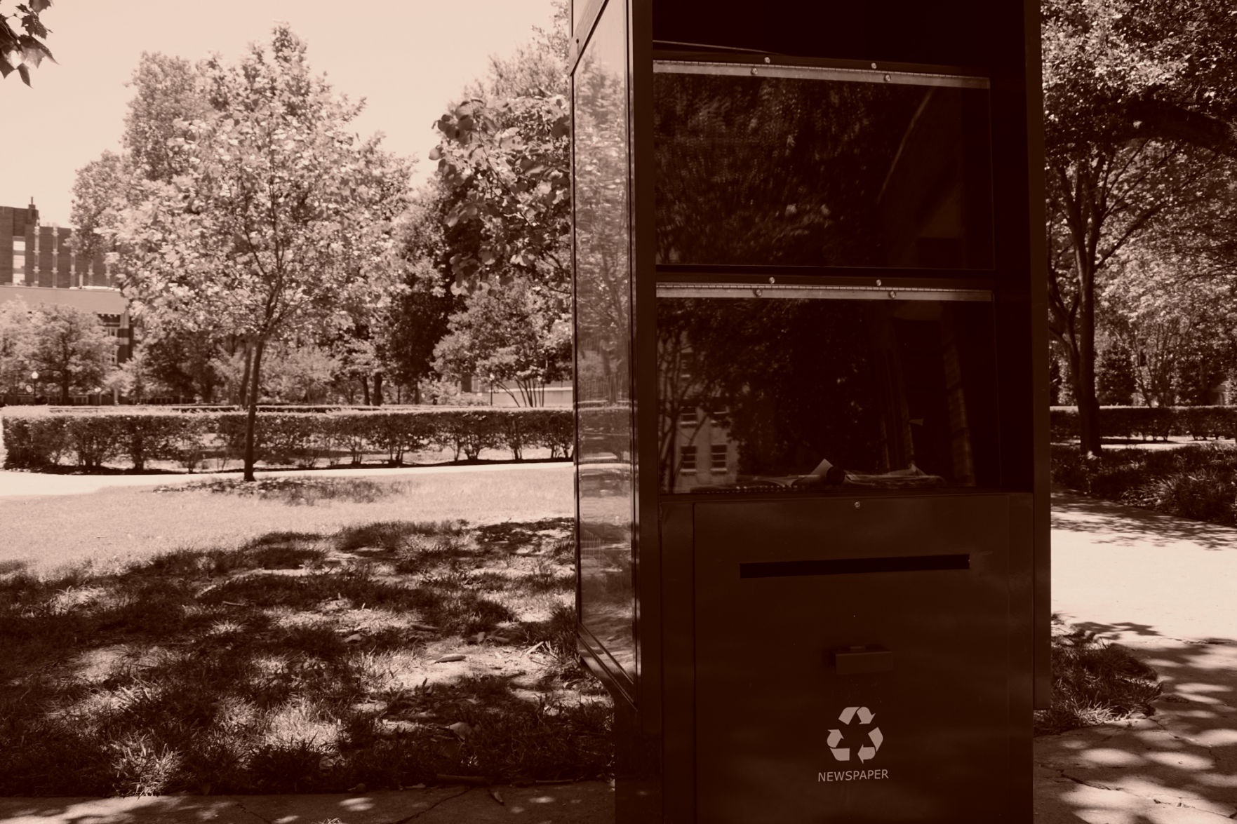 Newspaper stand